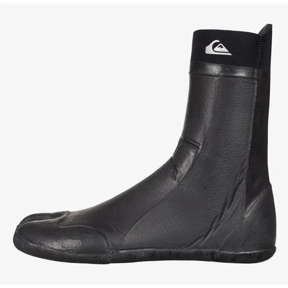 Quiksilver Black and Gray Men\'s Boots Mission V - Leather Lace-up Winter Boots for Men | Quiksilver main image 3